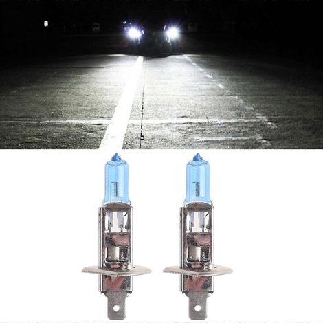 Ampoules LED H1 100W pour feux de jour antibrouillard de voiture, 4300K, 12V, lot de 2 (1/4)