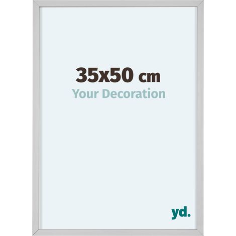 yd. - Cadre photo 35x50 - Blanc - Aluminium - Virginia (1/5)