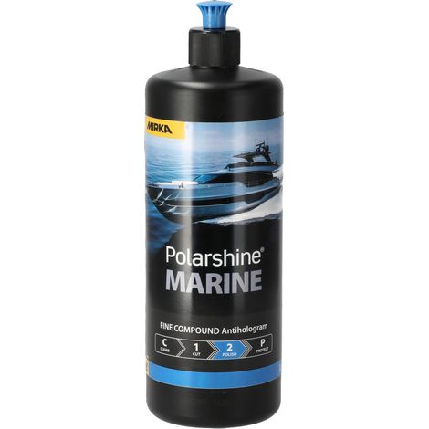 Mirka Polarshine Marine Feinpolierpaste / 1 L / Wasserbasierte, silikonfreie Antihologramm-Polierpaste / 7991210111FC