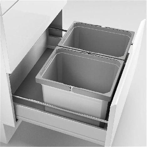 Naber Cox® Box 235 K/600-2, Abfallsammler für vorhandene Auszüge, mit Biodeckel (1/4)