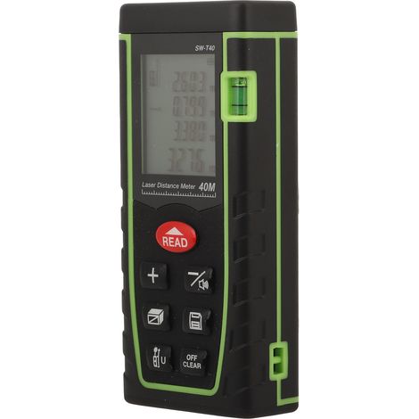 Tragbarer Laser-Entfernungsmesser 40 m, hochpräzises Infrarot-Messgerät 630–670 nm (1/5)