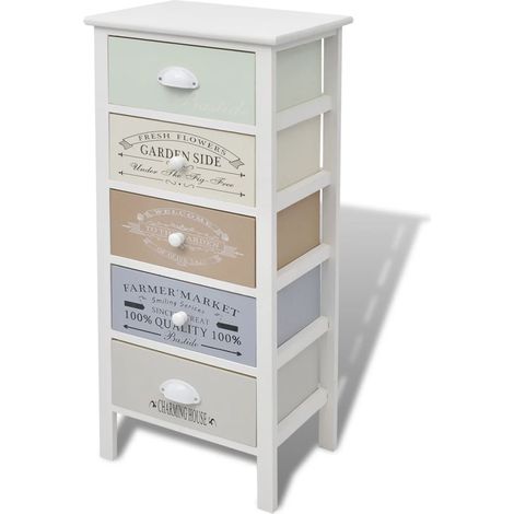 Maison Exclusive - Mobile in Stile Francese con 5 Cassetti in Legno