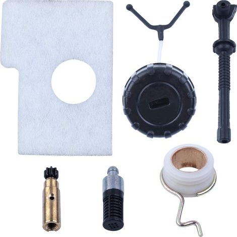 Kit de nettoyant pour filtre à air pompe à huile roue engrenage tuyau pour Stihl 017 018 MS170 MS180 tronçonneuse à essence 11236403200, 11236403201 (1/5)