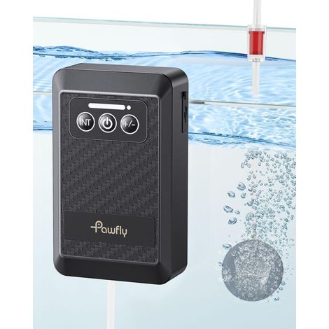 Aquarium-Luftpumpe mit Lithium-Batterie, Typ C, wiederaufladbare Sauerstoffpumpe für Aquarien, 20–500 l, leiser und tragbarer Aquarium-Bubbler für Outdoor-Angeln, Stromausfall FLITI (1/4)