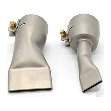 Boquilla de soldadura plana de 20 mm + boquilla de soldadura de 40 mm para pistolas de soldadura de plástico de la mayoría de las marcas.
