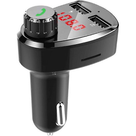 G13 Tragbarer Auto-MP3-Player mit Bluetooth-FM-Transmitter und Freisprechfunktion, Autozubehör, Schwarz