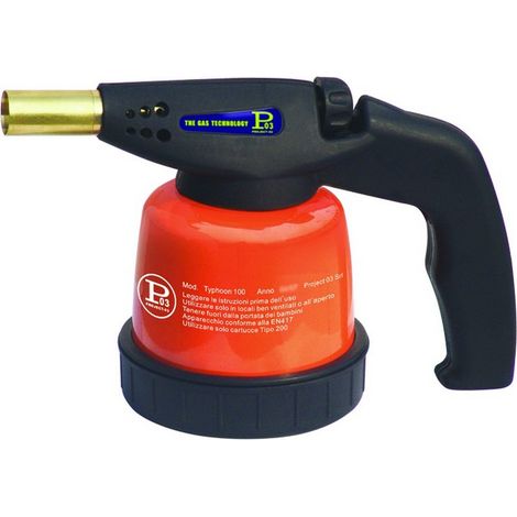 1PZ SALDATORE A GAS TYPHOON 100 Accensione normale