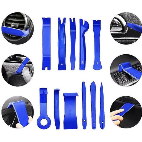 Outil de démontage de panneau de voiture, extracteur de clous, outil de démontage de garniture de porte radio, outil de réparation de clips de fixation (1/4)
