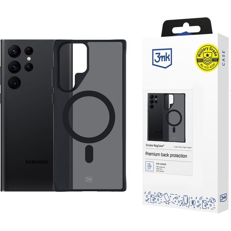 Samsung Galaxy S22 Ultra 5G - 3mk Smoke MagCase (1/5)