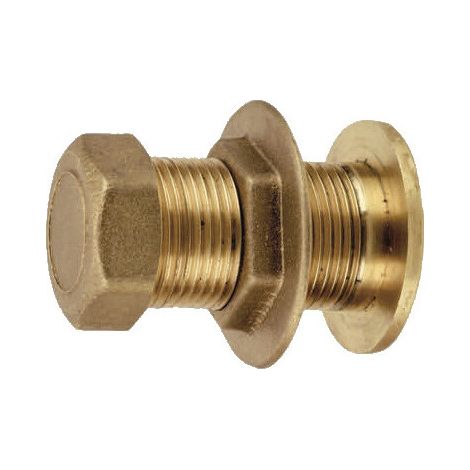 Raccordo in ottone con tappo per cassone 1" – modello A.72 – filettatura maschio