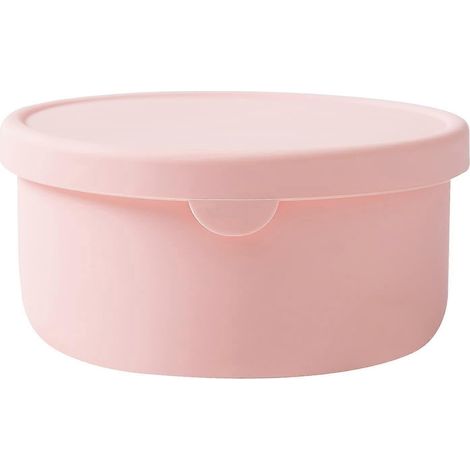 1 ensemble de boîtes de conservation en silicone incassables, antidérapantes, sans BPA, hermétiques, compatibles micro-ondes, lave-vaisselle et congélateur, pour une utilisation en intérieur (710 ml). (1/5)
