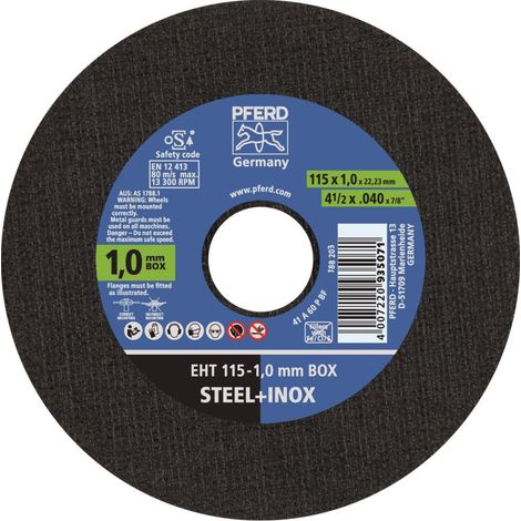 Disco de corte pferd 69120943 115 mm 1 mm (1/2)