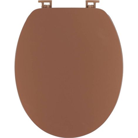 Wc-deckel mdf 18 inch deckel design und sitzfläche facon acacia kunststoffbefestigungen - bernsteinfarben - Tendance