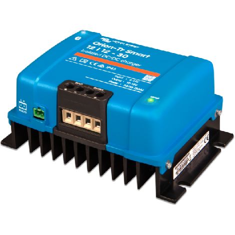 Victron – Convertisseur DCDC 12/12V 30A – Chargeur de batterie moto avec fonction Bluetooth – Adapté pour alternateur intelligent