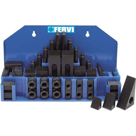 SPANNPRATZEN-SET 58-TLG M12 SPANNWERKZEUG 14 MM FERVI K001/14