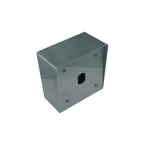 COMELIT Boit/saillie/vigi Surface-mounted box for VIGIK or T25 reader. 3 mm thick stainless steel front and box.