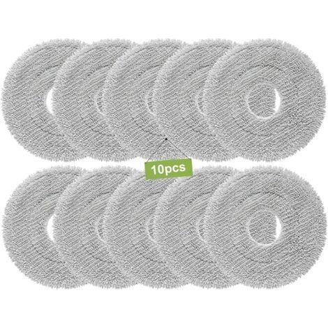 10 Pièces Serpillière Accessoires pour Dreame L10s Ultra Gen 3/Gen 2/L10s Pro Ultra Heat/X40/X50 Ultra Complete/L10s/L40/X30, pour ECOVACS T50 Pro Omni Gen2/T50 Omni,pour Roborock QV 35A/Qrevo S5V