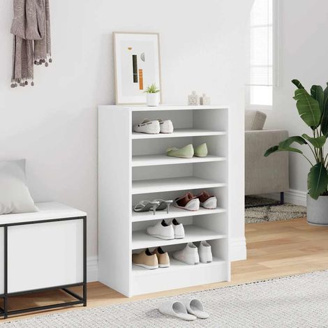 Schuhschrank Weiß 60x35x92 cm Holzwerkstoff