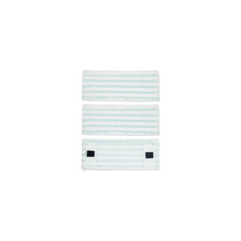 Set di 3 panni di ricambio per mocio Leifheit Clean Twist M Ergo Micro Duo 38x16cm, coperture di ricambio compatibili con Leifheit, coperture di ricambio in microfibra per tutti i pavimenti - Crezuo
