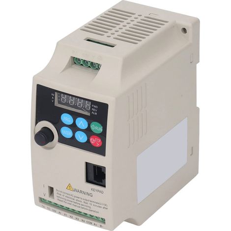 0,55 kW Wechselrichter-Konverter mit variabler Frequenz, 2-phasig, 220 V Eingang, 3-phasig 0-220-V-Ausgangs-Wechselrichter für Auto, Haushalt, Computer