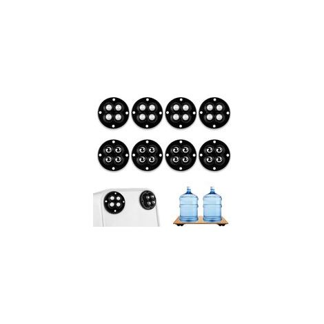 8 Pièces Petite Roulette Adhesive, 360 Degrés Roulettes pour Meubles, Mini Roulettes Pivotantes Auto-Adhésives, Roulette Bille Mini Roulettes pour Meubles, Petites Roues Auto Non perforées