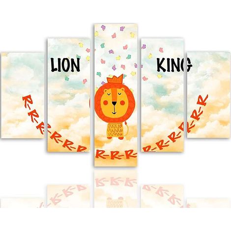Tableau le roi lion - 100 x 70 cm (1/5)