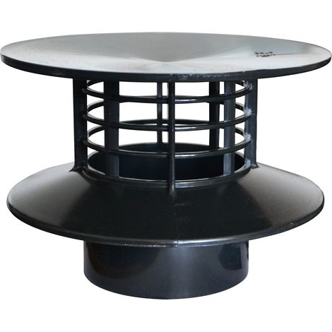 Jardibric – Extracteur statique PVC Ø100 pour fosse septique – Amélioration circulation d'air – Prévention accumulation de gaz toxiques (1/2)