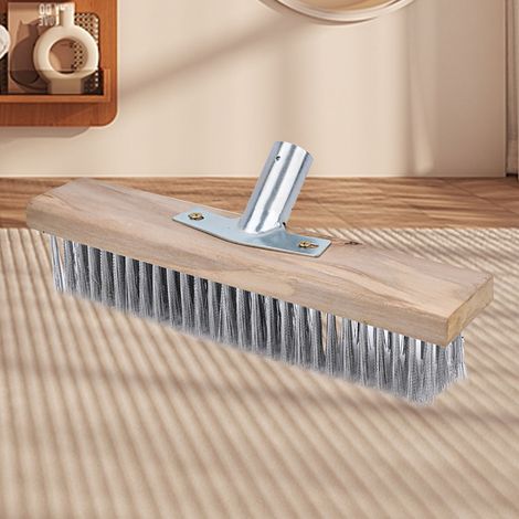 30 cm lange, robuste Edelstahl-Oberflächenbürste – vielseitig, zuverlässig und langlebig – ideal für Garagen und Betonflächen. (1/5)