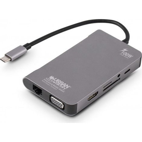 urban-factory TCM16UF USB Dockingstation grau (1/4)
