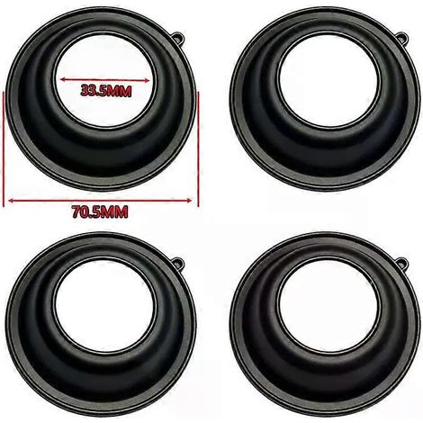 Kit de réparation de carburateur pour HONDA VF 700C MAGNA V45 VF700C 1984-1986 (pièces à membrane et flotteur) Diaphragme (1/4)
