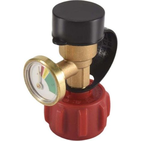 Indicatore universale di livello del gas propano, rilevatore di perdite, manometro per serbatoio di riscaldamento per barbecue -Crezuo