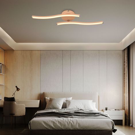 LED Deckenlampe Deckenleuchte Wohnzimmerlampe Spot Orange opal L 51,5 cm (1/5)
