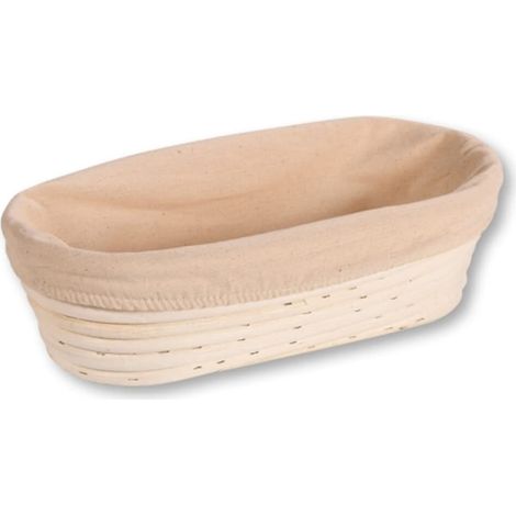 KESPER  Cestino da lievitazione, materiale: rattan, fodera in tessuto (rimovibile), dimensioni: 28 x 15 x 8 cm, colore: naturale  19632 (1/3)