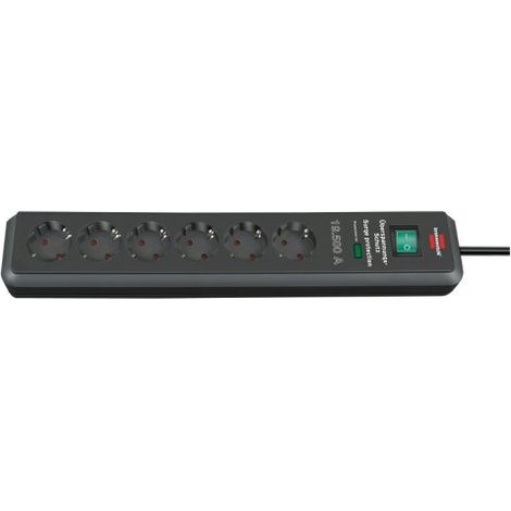 Brennenstuhl ÜSS Secure-Tec multiprise 6 prises anthracite (1/8)
