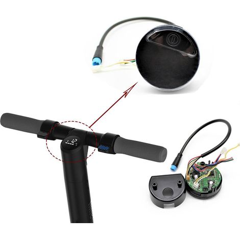 Tableau de bord et contrôleur BT pour Scooter électrique, carte mère de remplacement de moteur à affichage numérique pour Ninebot ES1/ES2/ES3/ES4 (1/5)