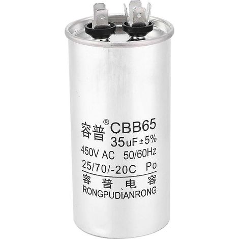 CBB65 450V 35UF Kondensator Aluminiumfolie Anlaufkondensator für Klimaanlagen