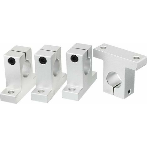 Lot de 4 Unités SK8 CNC Linéaire Motion Ball Glisser, Rail Support Guide Roulement d'Arbre, Diamètre 8 mm, Impression 3D et CNC, Atelier et Automatisation (1/5)