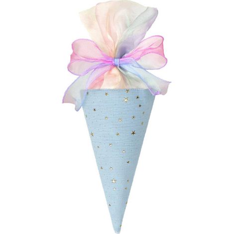 Accessorio decorativo a forma di cono gelato - Blu