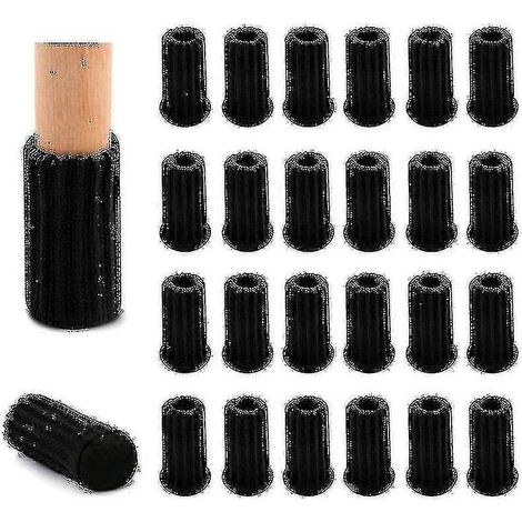 Lot de 24 protège-pieds de chaise en maille, chaussettes pour meubles (1/5)