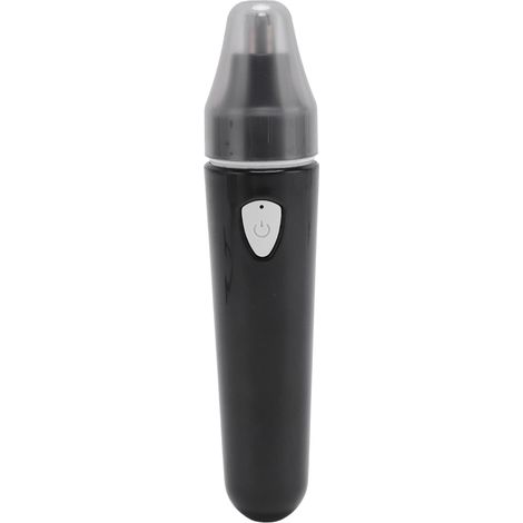 Tondeuse à poils de nez rechargeable avec double lame en acier inoxydable – Utilisation à sec ou humide – Tondeuse portable pour oreilles, nez et sourcils, idéale pour la maison, le salon et les voyag (1/5)