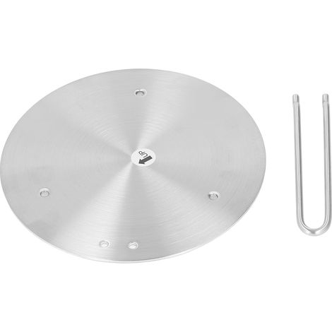 Induktionsadapterplatte mit klappbarem Edelstahlgriff, Induktionskochplatten (22 cm)