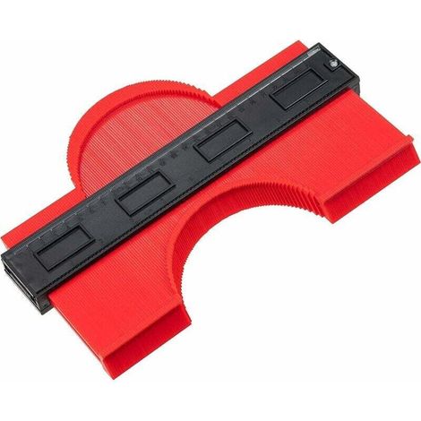 Duplicateur de jauge de contour Outil de profil élargi de 10 pouces Mesure précise des formes irrégulières pour carrelage et revêtement de sol en bois stratifié (1/5)