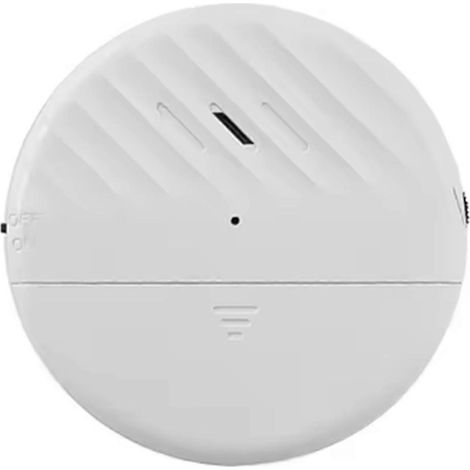 Alarme antivol sans fil avec détecteur de vibrations pour portes et fenêtres, 125 dB, en cas de bris de glace, installation facile, blanc. (1/5)