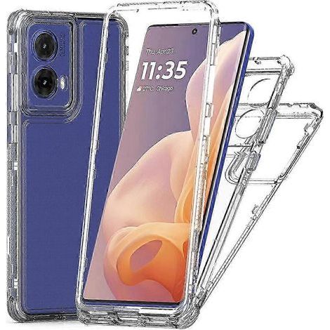 For Motorola Moto G85 5G S50 Neo 5G Case Anti-Scratch Acrylic+TPU Clear Phone Cover (1/5)