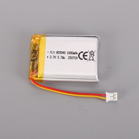 803040 polymer energy storage battery 1000mAh, suitable for medical devices and digital devices, 3.7V lithium battery, full capacity and sufficient quantity. (1/5)