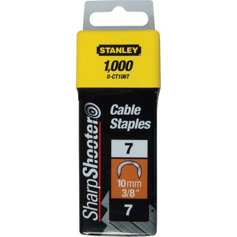 STANLEY-DRAHTKLEMMEN 10 mm 3/8"