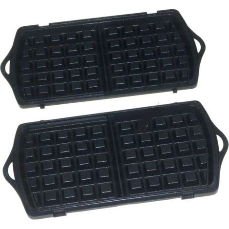 Moulinex – Plaque pour gaufrier – Cuisson uniforme – Accessoire pour gaufrier et croque monsieur – TS01035830 (1/2)