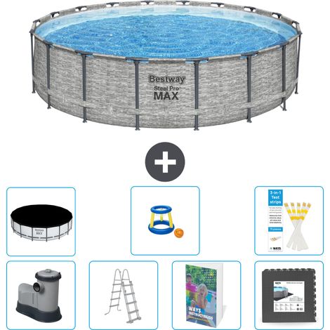 Bestway Bestway Steel Pro MAX Ronde - 549x122 cm - 8-pièces S525 (1/4)