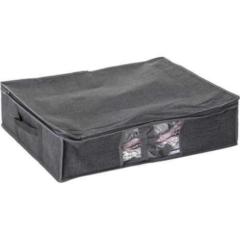 Housse de Rangement Sous Vide Bas "Press" 60cm Gris (1/5)