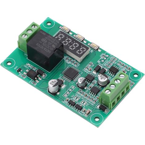 Digitaler Wechselstromsensor (220 V, 0–30 A), Präzisionsmessmodul mit LED-Anzeige, Amperemeter-Messplatine, 12-V-Gleichstromnetzteil (1/5)